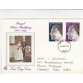 GB 1972 Royal Silver Wedding Wessex FDC Derby c...