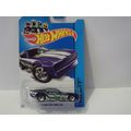 hotwheels ford 1971 mustang funny car (blue) bo...