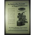 1922 Bullard Vertical Turret Lathe Ad - Outstan...