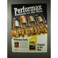 1993 Pennzoil Performax Motor Oil Ad - Protects...