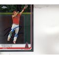 MIKE TROUT 2019 AUTOGRAPHED LOS ANGELES ANGELS ...