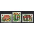 Finland Mushrooms 3rd series 3v 1980 MNH SG#967...