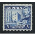 Cyprus Kolossi Castle 3 Piastres 1942 MNH SG#15...
