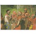 Masai Warriors East Africa Postcard unused VGC