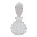 Glass Perfume Bottle with Oval Stopper 11.5 CM ...
