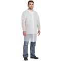 White Disposable Lab Coat Women and Men, Pack o...