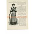 Morning Dress, Victorian Fashion, Book Illustra...