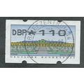 GER 110pf 'DEUTSCHE BUNDESPOST' MACHINE LABEL (...