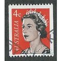 AUS 1966 4c 'QUEEN ELIZABETH II (COILS)' FINE U...