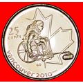 CURLING: CANADA ★ 25 CENTS 2007 UNC MINT LUSTER...