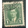 Canada stamps 1937 - SG357 - 1c KGV1 - used 2