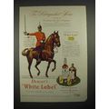 1940 Dewar's White Label Scotch Ad - Distinguished