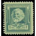 864 1c Henry Longfellow Fine MNH M08308