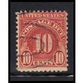 Used J84 10c Postage Due Average K1374