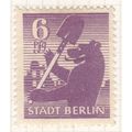 Germany 1945 - 6pf violet - Stadt Berlin Post (...