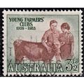 AUSTRALIA, 1953 3.5d Young Farmers, SG 267 (Sco...