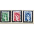 France Stamps Scott #1755 To 1757, Mint Never H...