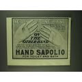 1907 Sapolio Soap Ad - If, On the One Hand