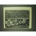 1907 Sapolio Soap Ad - We Are Seven