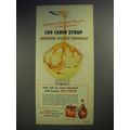 1952 Log Cabin Syrup Ad - Golden Glory Sundae