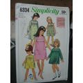 Vintage Simplicity 6334 Girl's Dress Pattern - ...