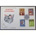 COTSWOLD - SPORTING CENTENARIES FIRST DAY COVER...