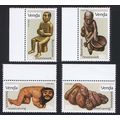 Venda Wood Carving 4v Margins 1980 MNH SG#22-25