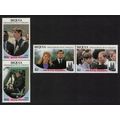 Bequia Royal Wedding 4v 1986 MNH Sc#232-235