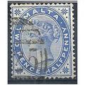 Malta 1885 SG25 2 1/2d Bright Blue. Good/Fine U...