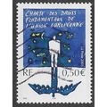 FRA 2003 50c 'HUMAN RIGHTS CHARTER' FINE USED (...