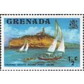 GRENADA, SEA, Sailing yachts at Point Saline, b...