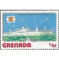 GRENADA, SEA, S.S. Geestland, blue 1976, ½c, #3