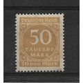 Germany.SG313 50T Brown.Mounted Mint.Nov21