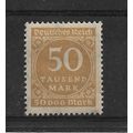 Germany.SG313 50T Brown.Mounted Mint.Nov21