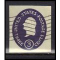 Used U534 3c George Washington Fine Cut Square ...