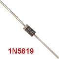 5pcs - DIODE SCHOTTKY 1N5819 1A 40V DO35 THT