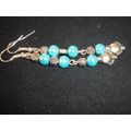 Beautiful mint blue Tibetan Asian style long sw...