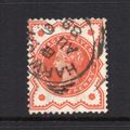 Victoria- 1887-92 - ½d Vermilion (sg197) Used #5
