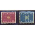 Norway Stamps Scott #441 To 442, Mint Never Hinged