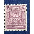 British South Africa Rhodesia 1902 6d Red Mauve...