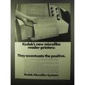 1971 Kodak Microfilm Systems Ad - Reader-Printers
