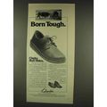 1977 Clarks Bull Hides Shoes Ad - Born Tough