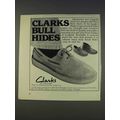 1977 Clarks Bull Hides Shoes Ad