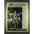1979 Calvin Klein 24 Karat Goldcloth Kimono Fashion Ad