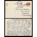 Denmark 1936 FRAN DENMARK Ship cancel Halsingbo...
