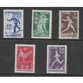 FINLAND 1945 SPORTS FUND SG 400 / 404 SET 5 VAL...