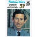 Turks and Caicos 1981 Royal Wedding $1 Multicol...