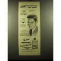 1948 Mennen Cream Hair Oil Ad - New for men wit...