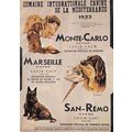 Monte Carlo 1933 Dog Canine Show Exposition Exh...