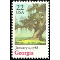 Georgia Statehood ONE PACK OF TEN 22 Cent Posta...